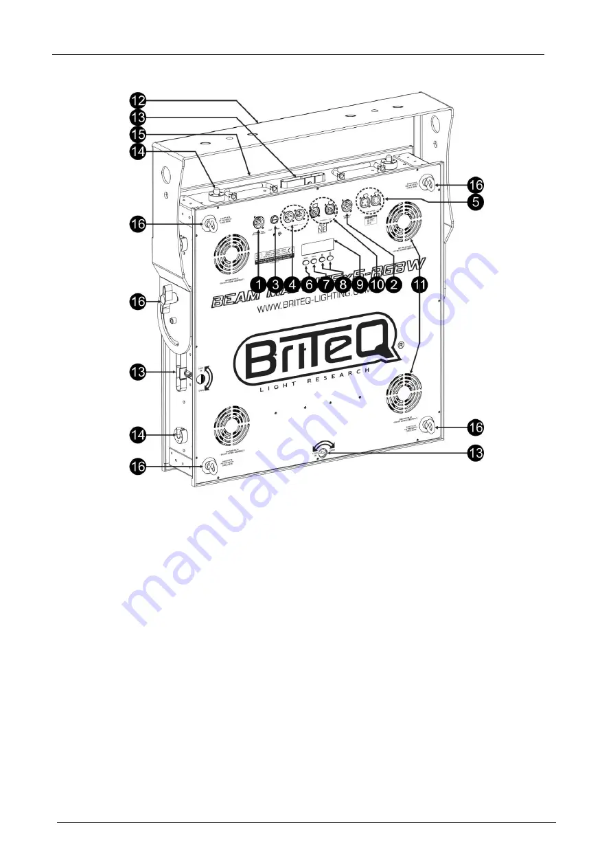 Briteq BEAM MATRIX5x5-RGBW Скачать руководство пользователя страница 65