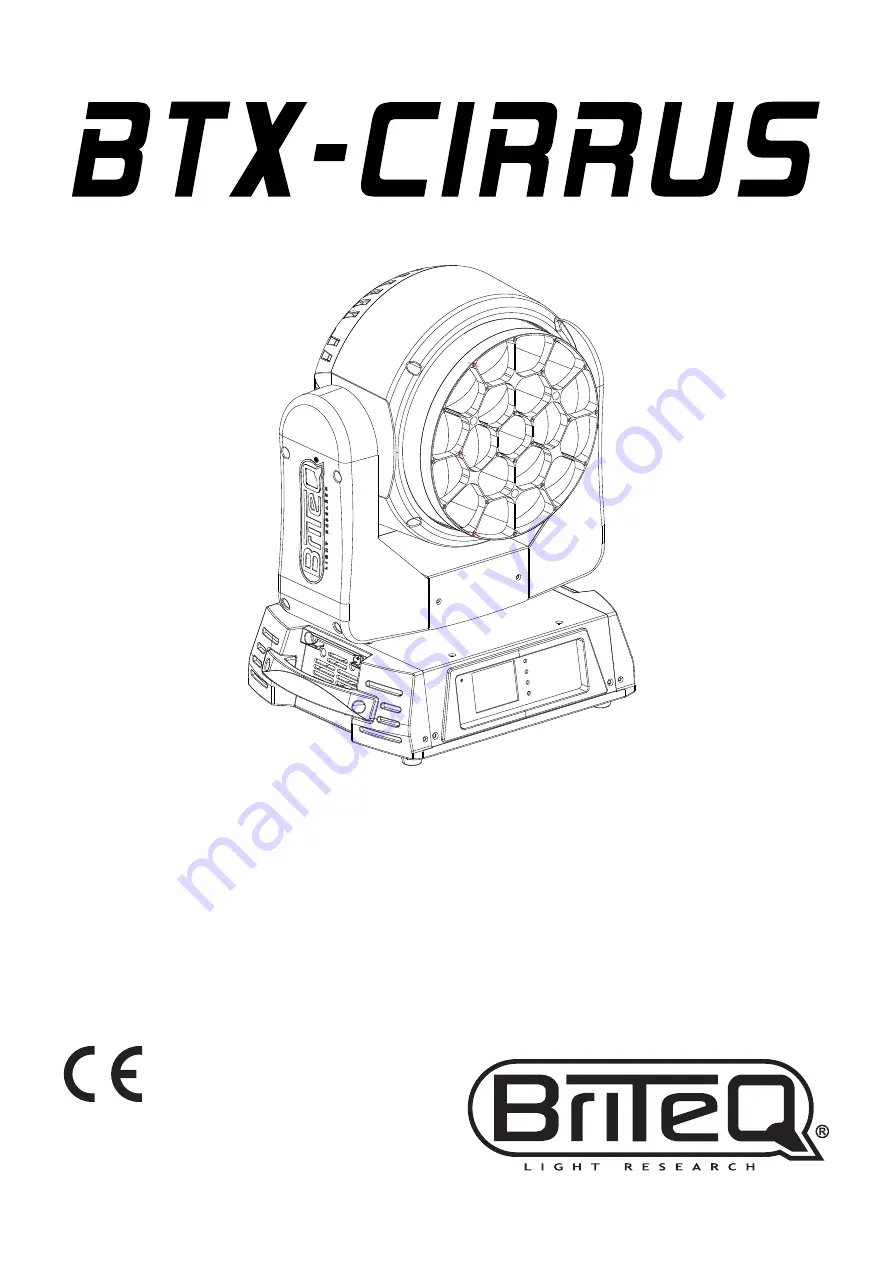 Briteq BTX-Cirrus Скачать руководство пользователя страница 1