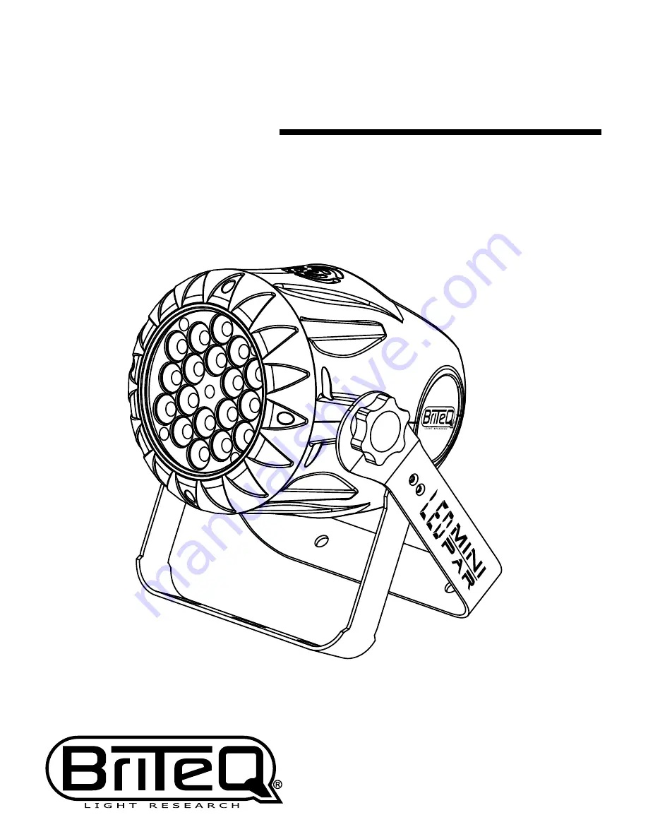 Briteq LED MINI PAR User Manual Download Page 1