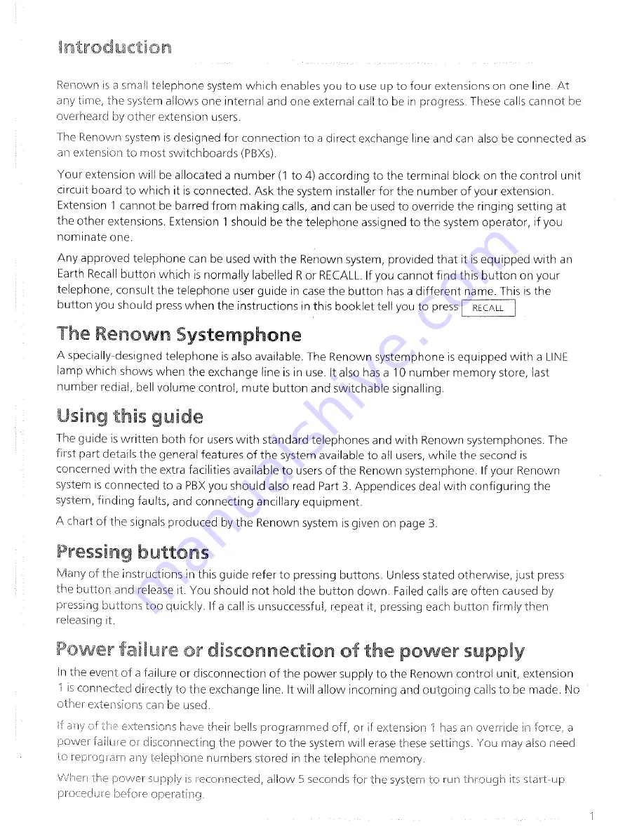 British Telecom Renown User Manual Download Page 3