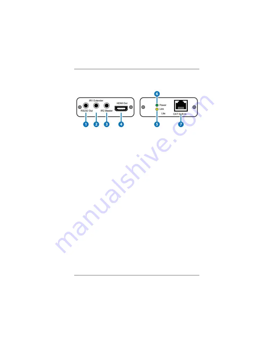 Broadata Communications Link Bridge LBC-HDBT-Lite-Rx Скачать руководство пользователя страница 6