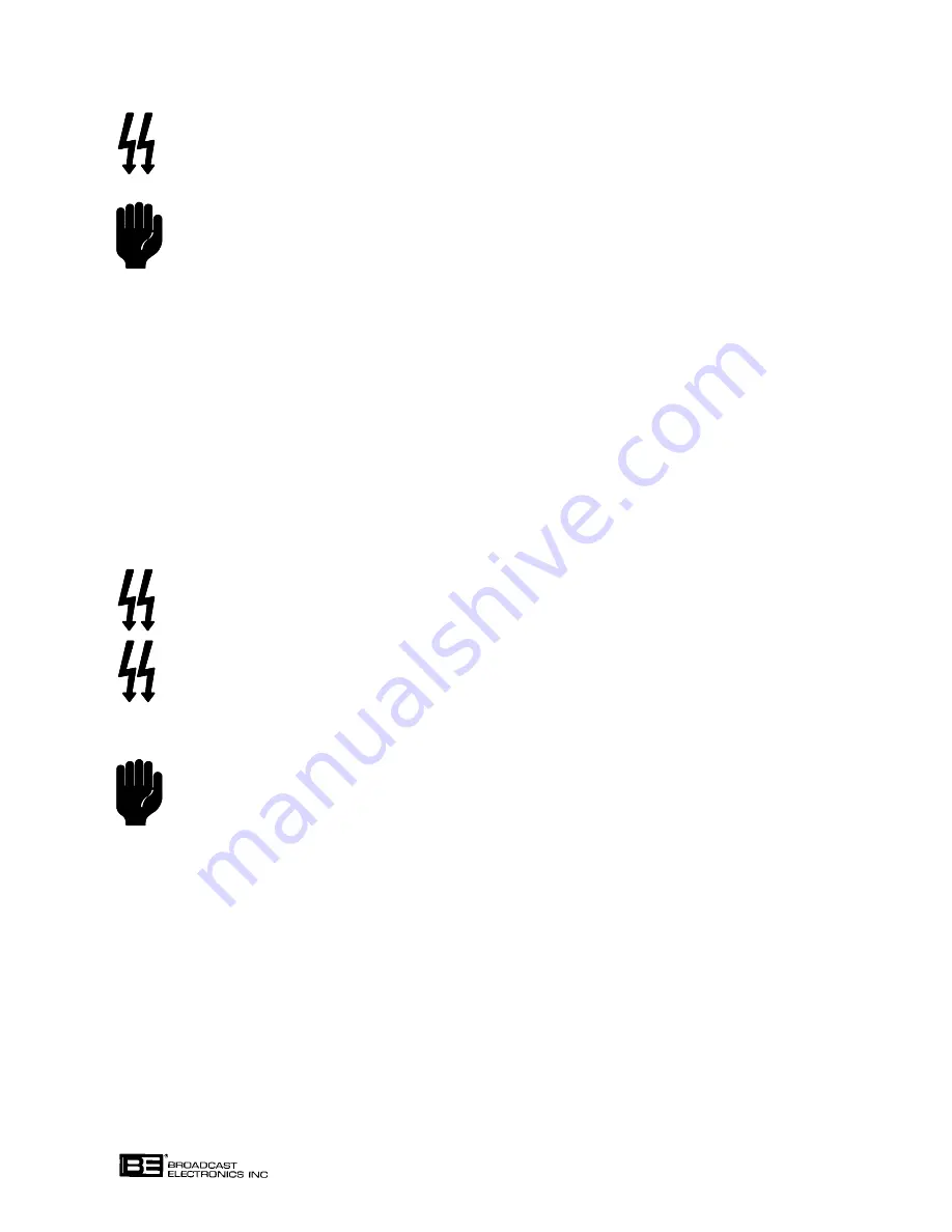 Broadcast Electronics AM-2.5E User Manual Download Page 173