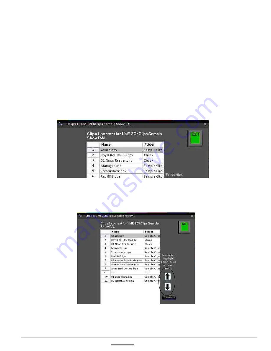 Broadcast Pix Flint LE 1000 Operator'S Manual Download Page 108