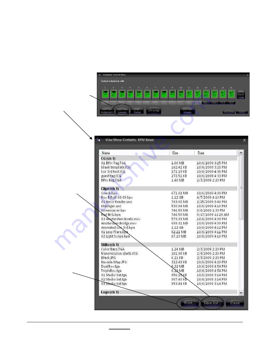 Broadcast Pix Mica 2000 Operator'S Manual Download Page 110