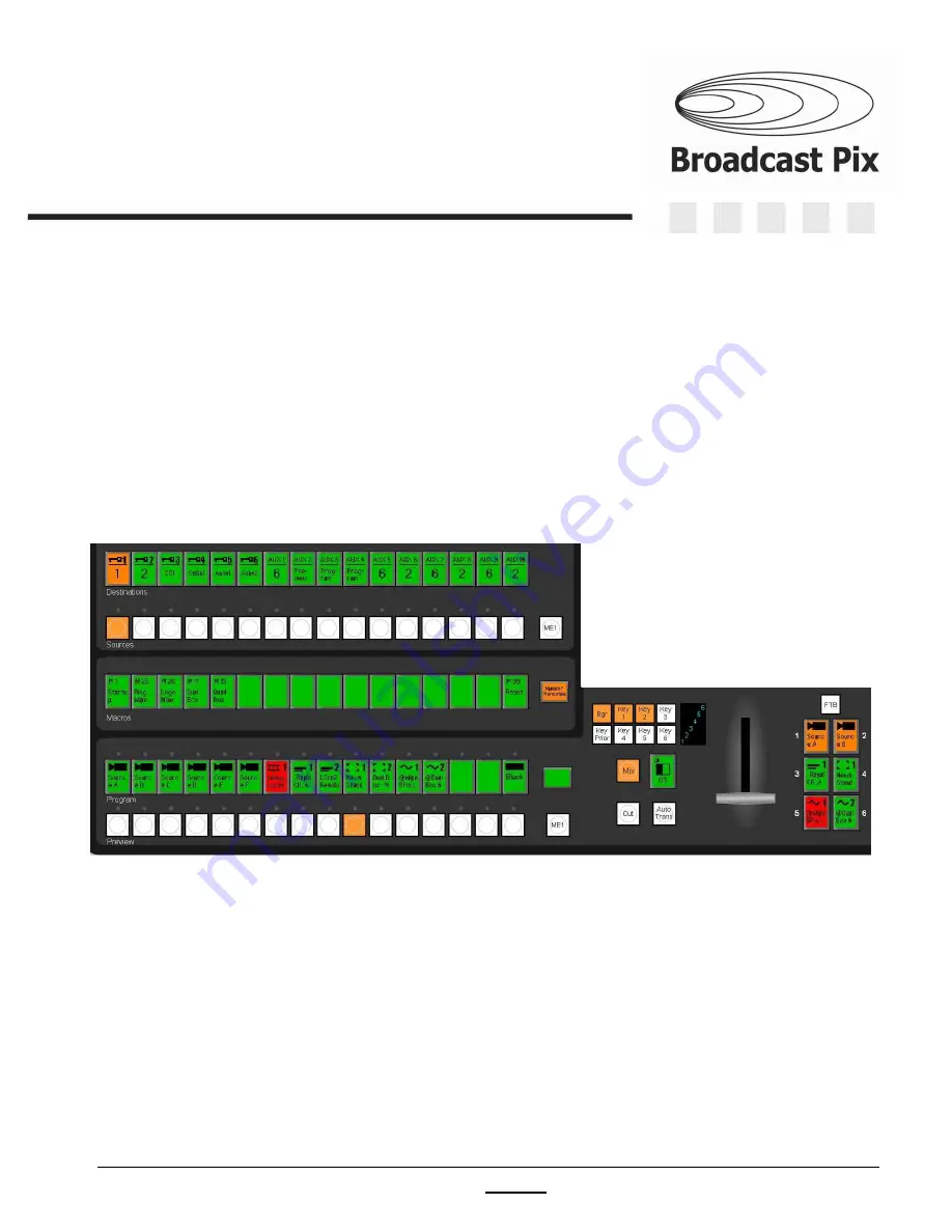 Broadcast Pix Mica 2000 Operator'S Manual Download Page 121