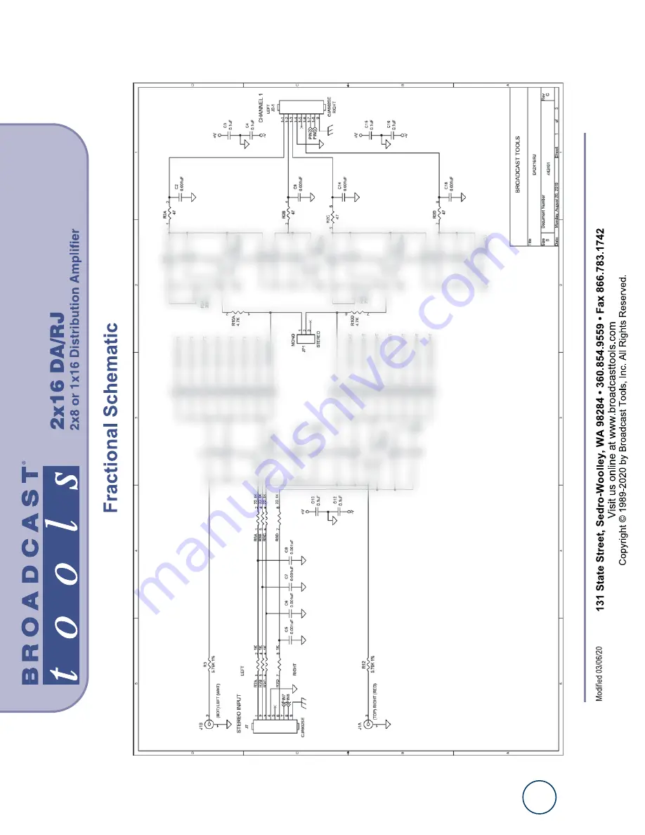 Broadcast Tools 2x16 DA/RJ Скачать руководство пользователя страница 11