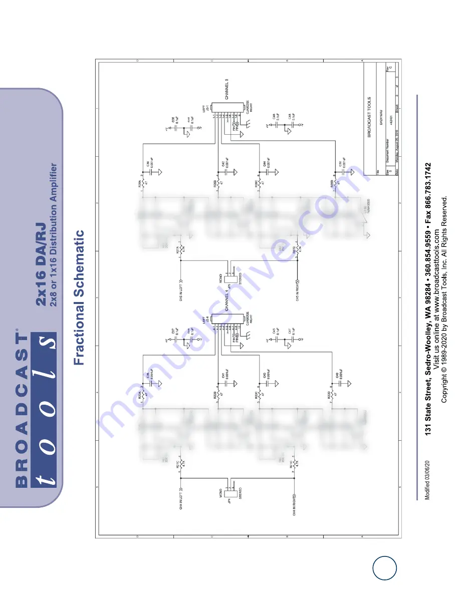 Broadcast Tools 2x16 DA/RJ Скачать руководство пользователя страница 13