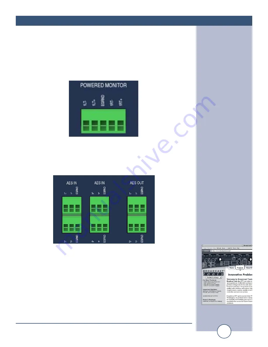 Broadcast Tools ADMS 44.22 Installation And Operation Manual Download Page 13