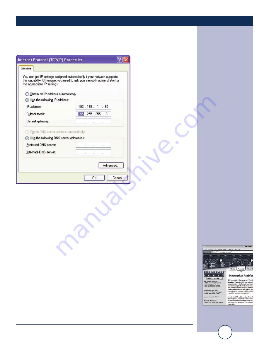 Broadcast Tools Audio Sentinel Installation And Operation Manual Download Page 9