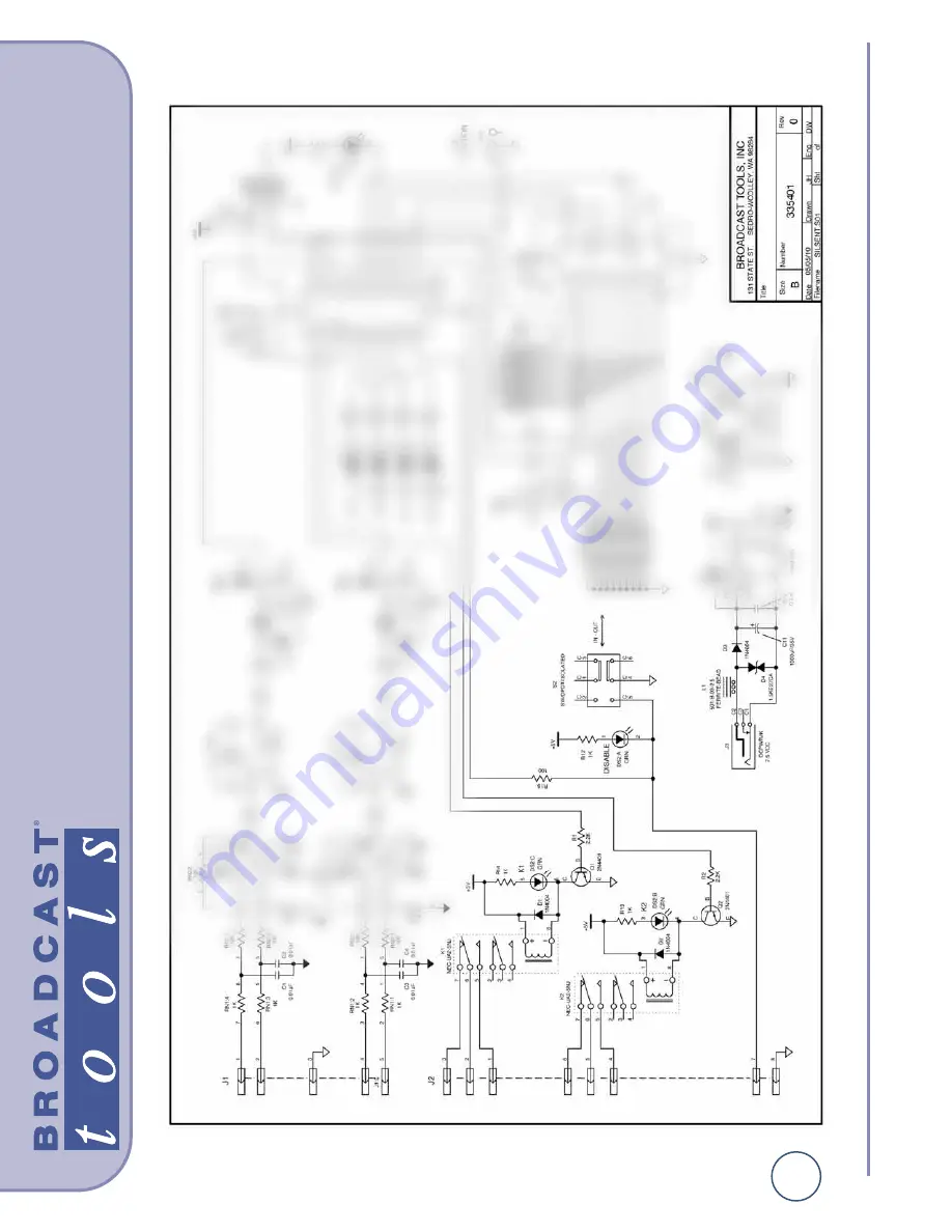 Broadcast Tools Silence Sentinel Basic Installation And Operation Manual Download Page 12