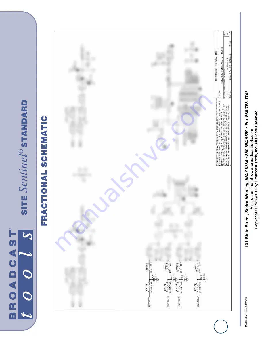 Broadcast Tools Silence Sentinel Standard Installation And Operation Manual Download Page 19