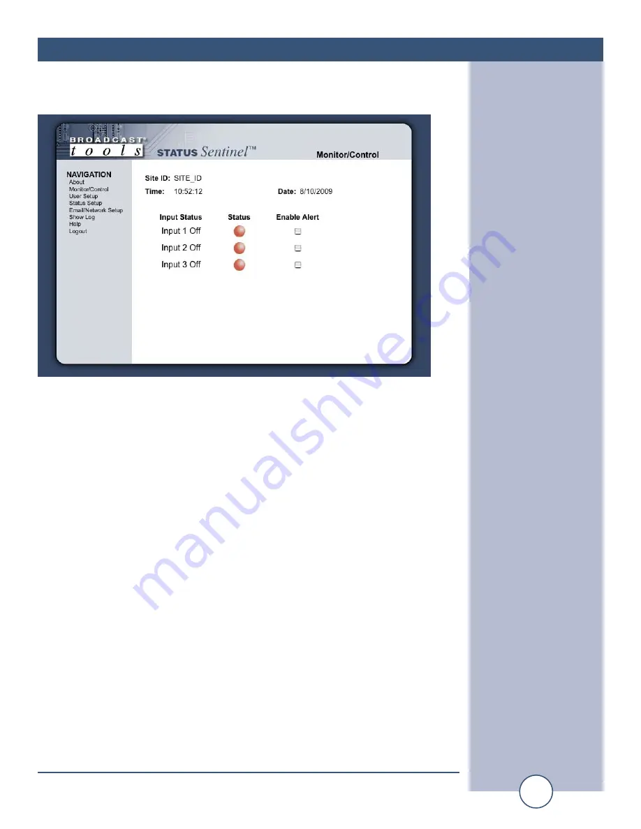 Broadcast Tools Status Sentinel Скачать руководство пользователя страница 10