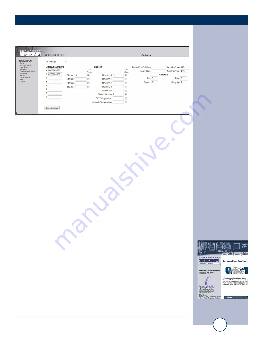 Broadcast Tools WVRC-4 Plus Installation And Operation Manual Download Page 29