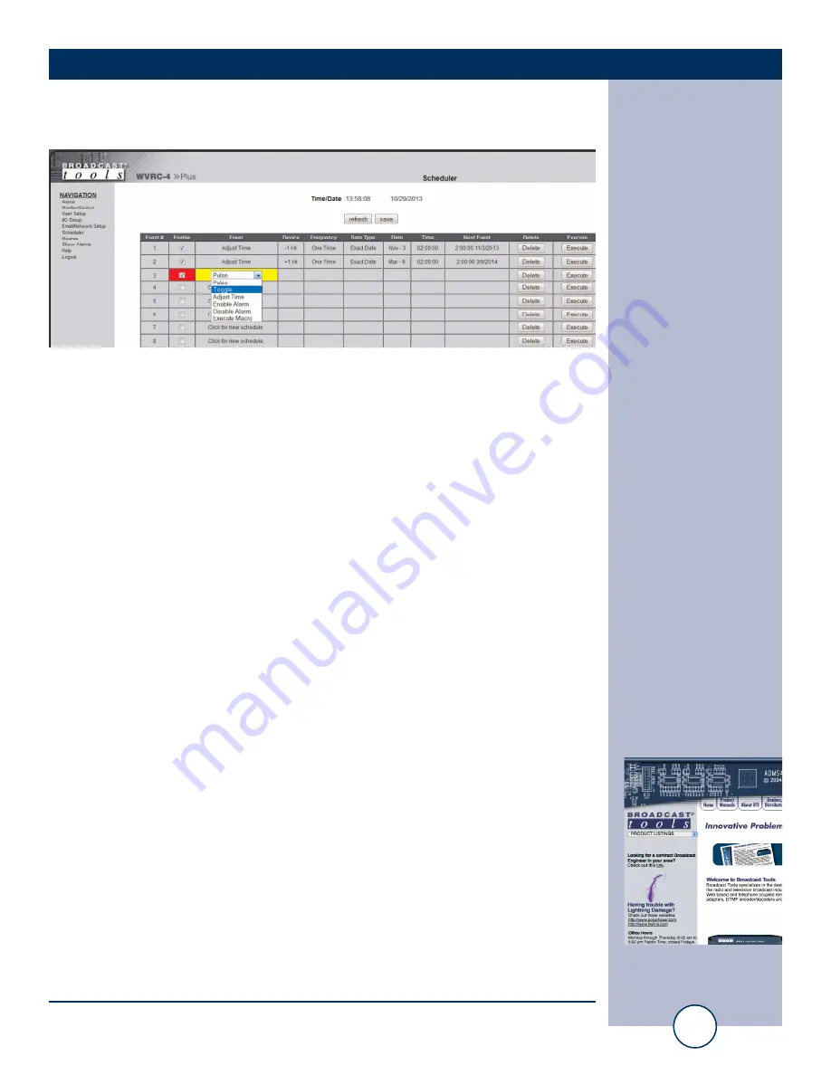 Broadcast Tools WVRC-4 Plus Installation And Operation Manual Download Page 31