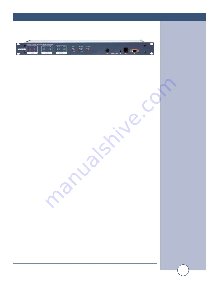 Broadcast Tools WVRC-8 Installation And Operation Manual Download Page 7