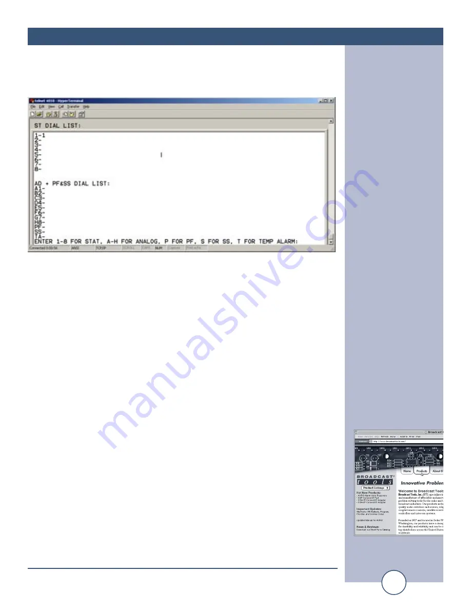 Broadcast Tools WVRC-8 Installation And Operation Manual Download Page 15