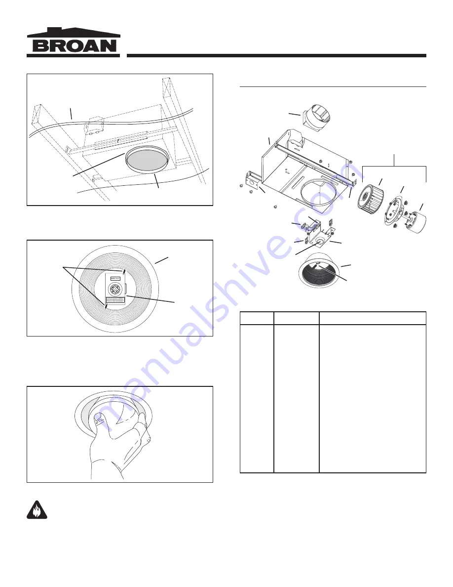 Broan 744C Instructions Manual Download Page 4