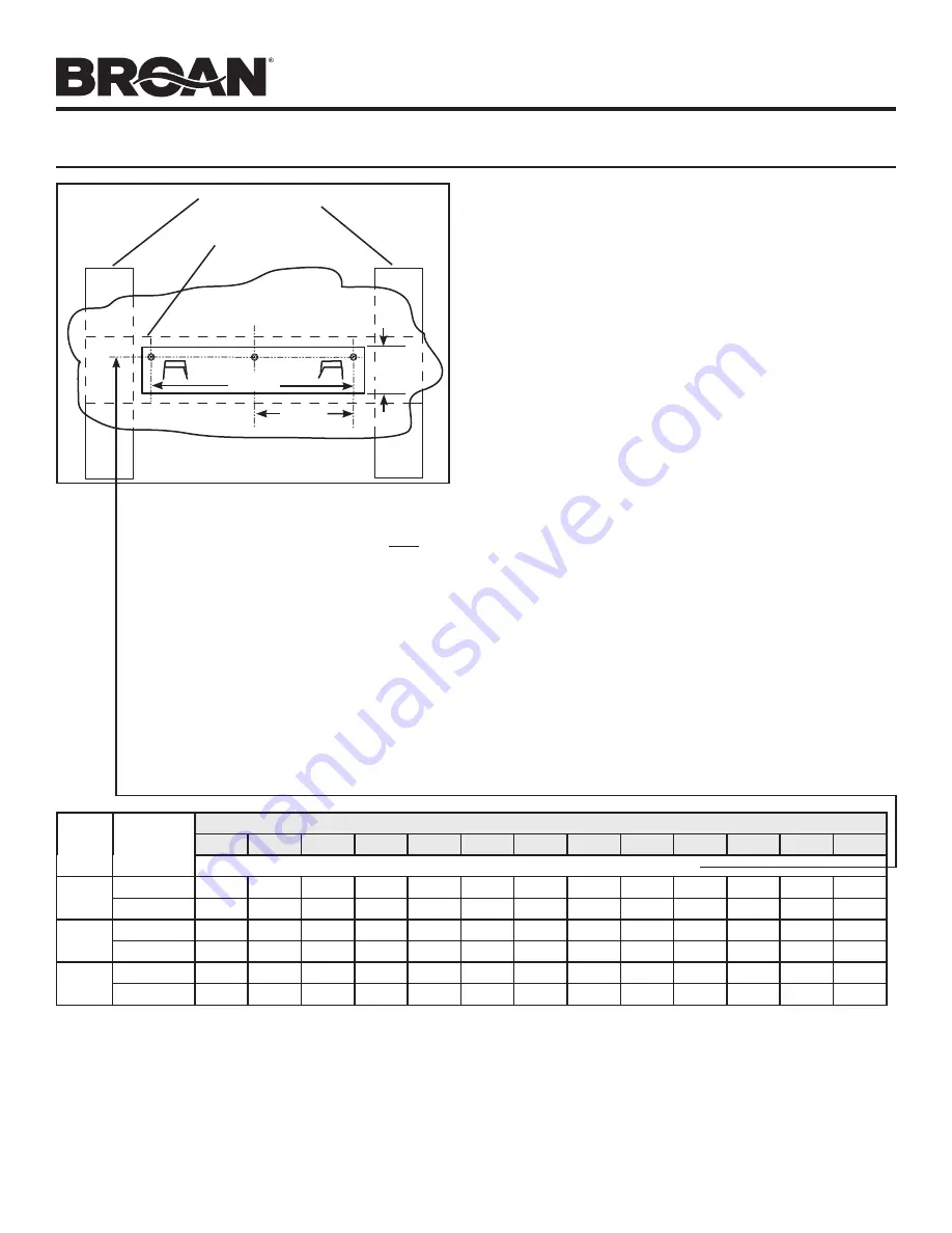 Broan BWT1 Series Installation Manual Download Page 5