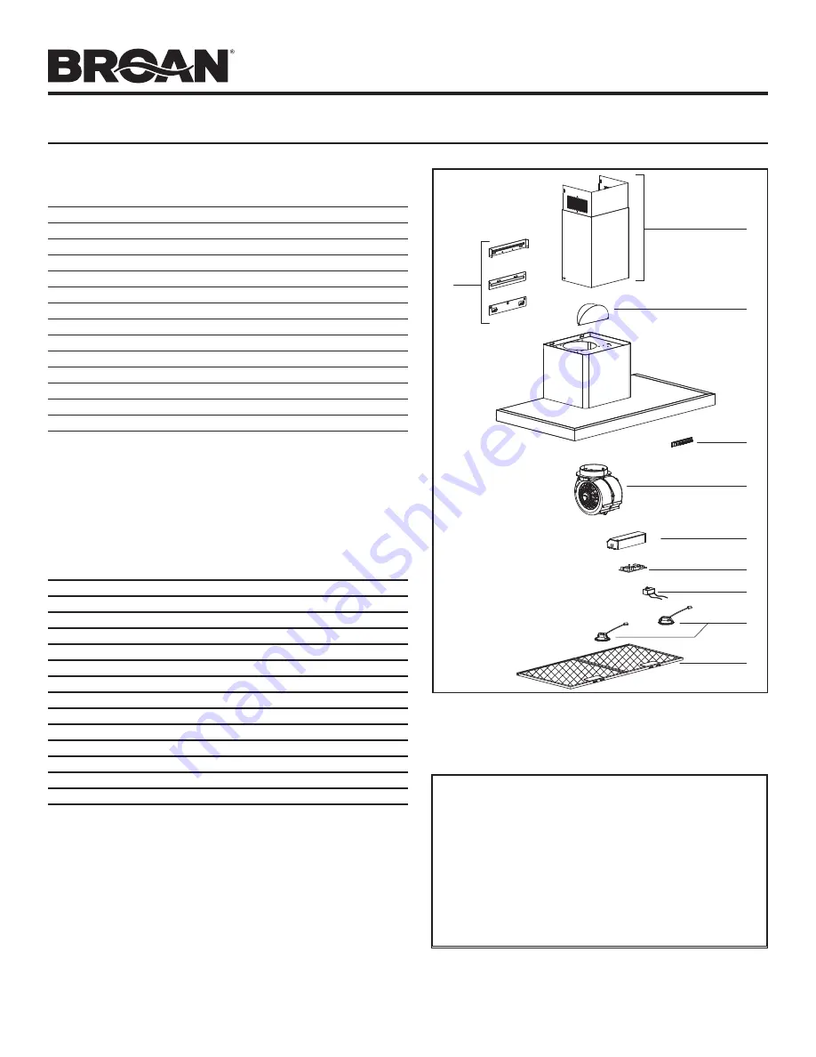 Broan BWT1304SS Manual Download Page 11