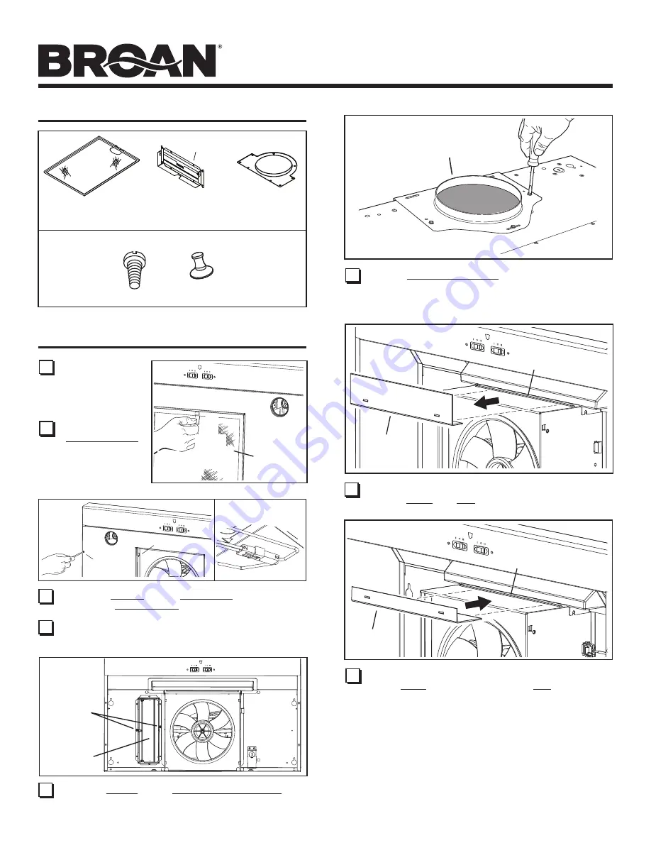 Broan CBD1 Series Instructions Manual Download Page 4