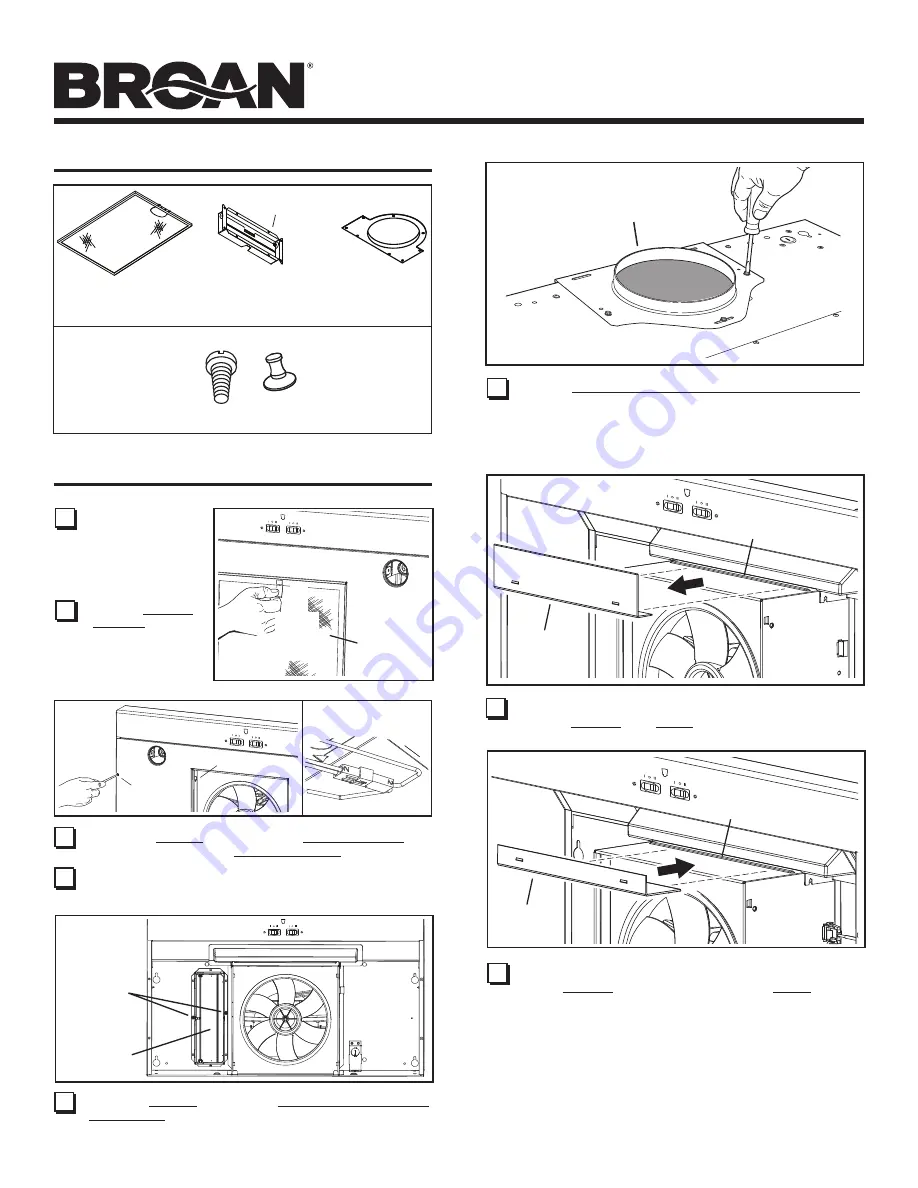 Broan CBD1 Series Instructions Manual Download Page 20