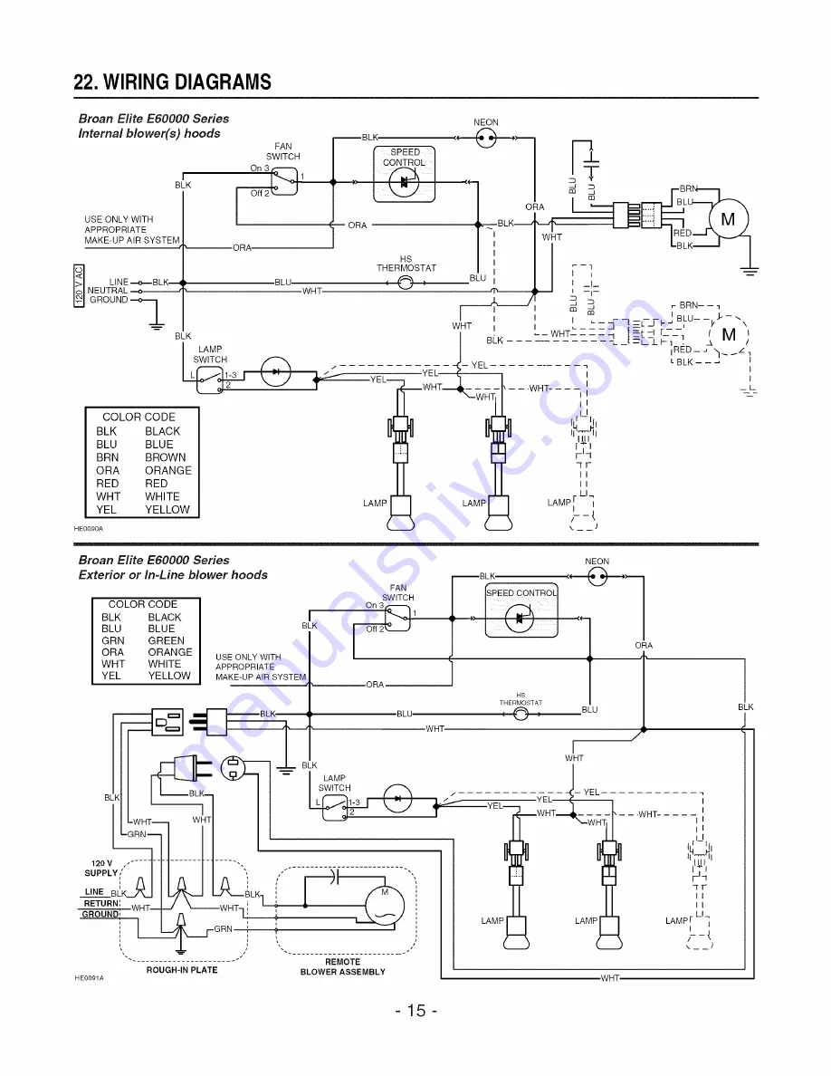 Broan E60E30SS Installation Instructions Manual Download Page 15