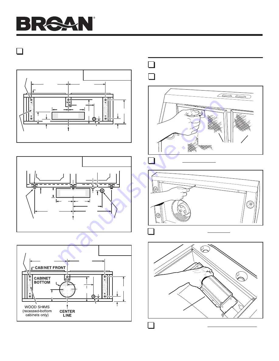 Broan EVOLUTION 1 QP142BL Instructions Manual Download Page 3