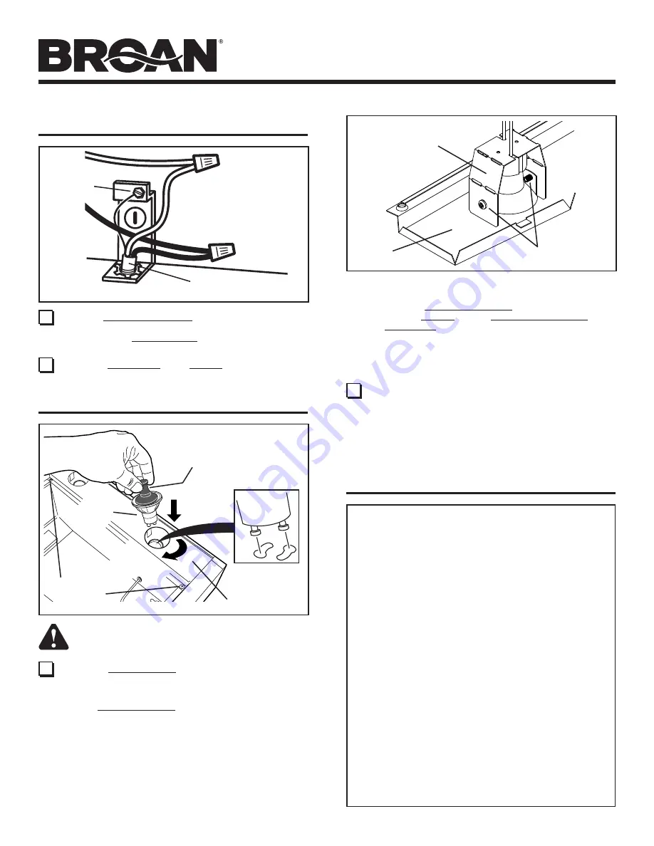 Broan EVOLUTION 1 QP142BL Instructions Manual Download Page 6