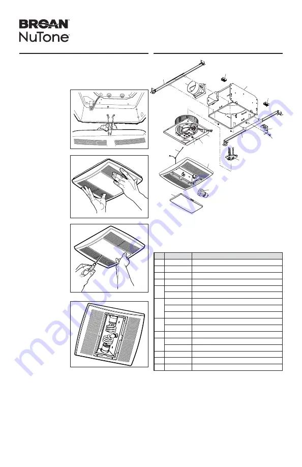 Broan NUTONE QTREN Series Скачать руководство пользователя страница 4