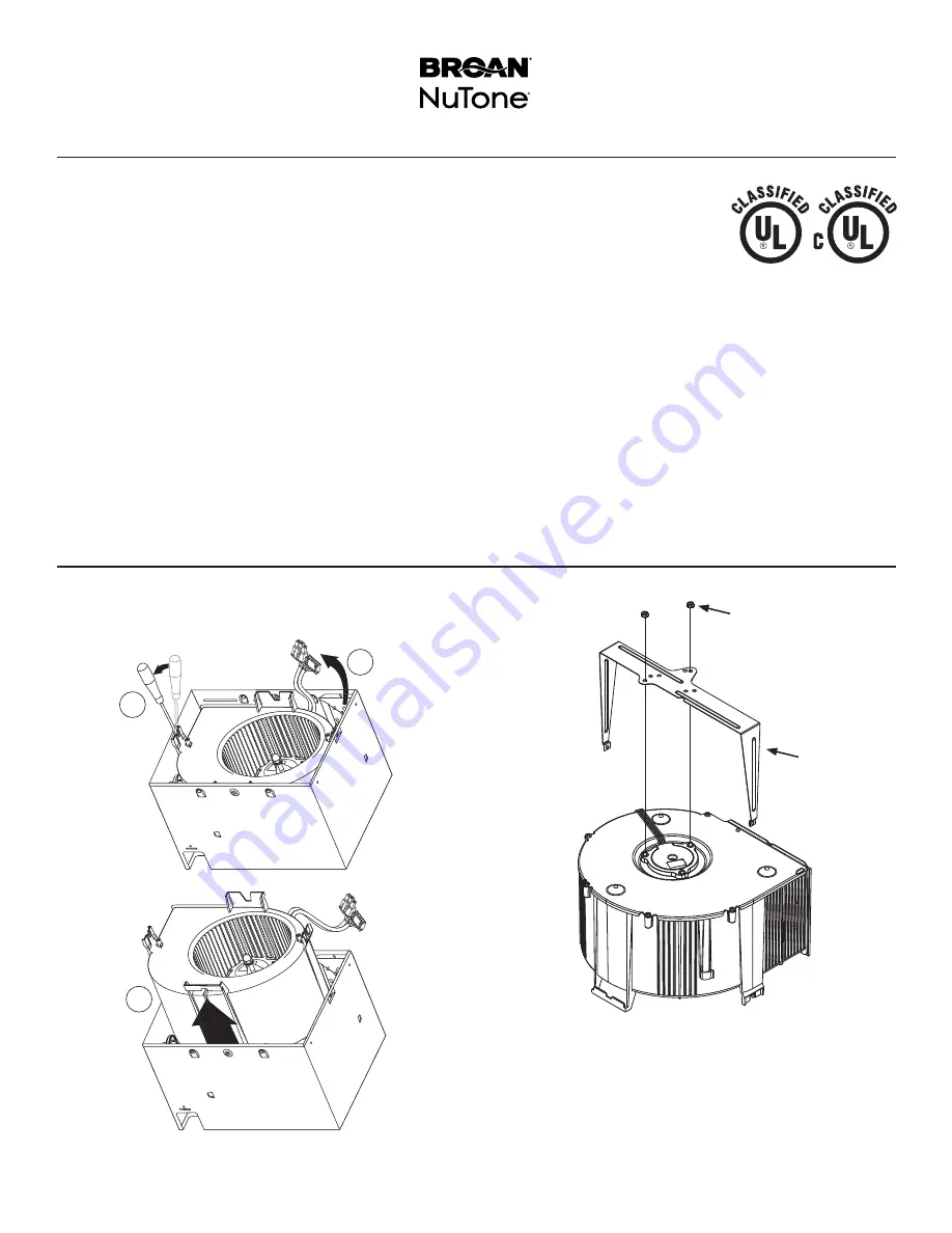 Broan NuTone RDFUWT Скачать руководство пользователя страница 2