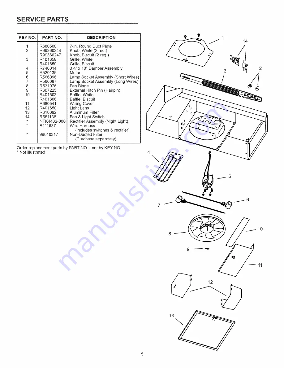 Broan QL100 Series Installation Instructions Manual Download Page 5