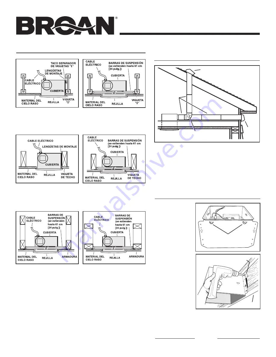 Broan QTXE080FLT Скачать руководство пользователя страница 6