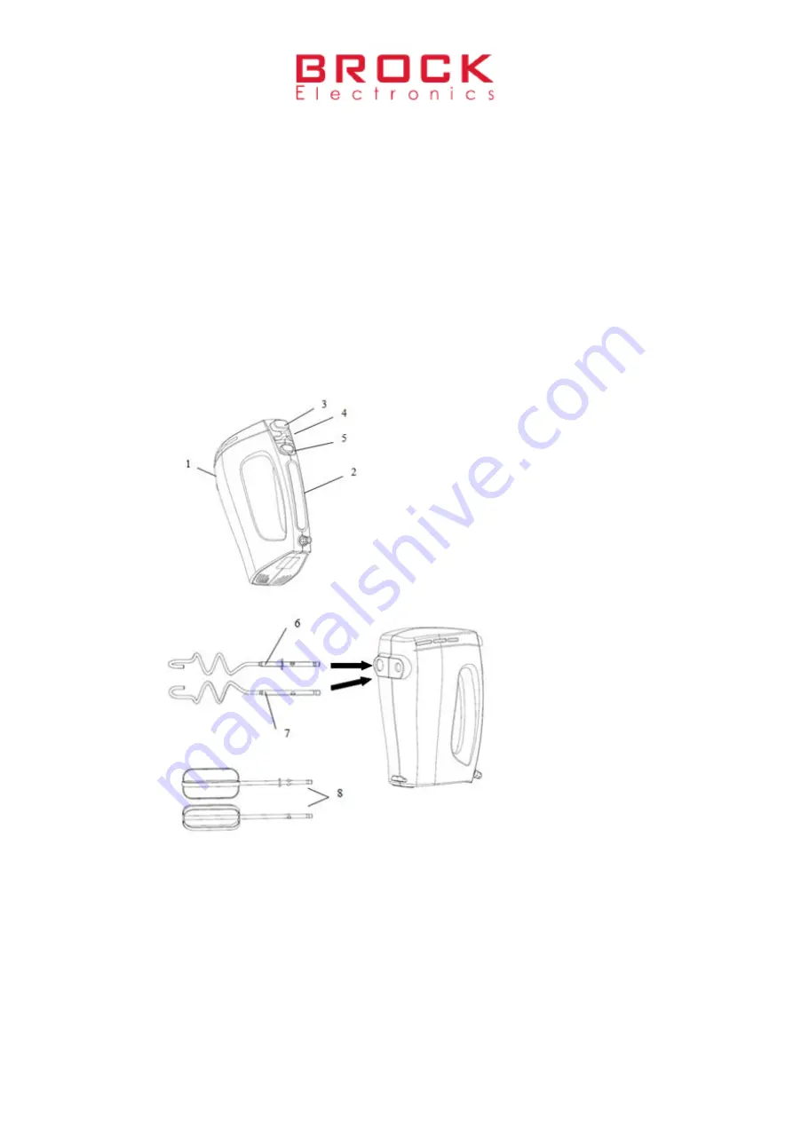 Brock HM 3001 WH Manual Download Page 19