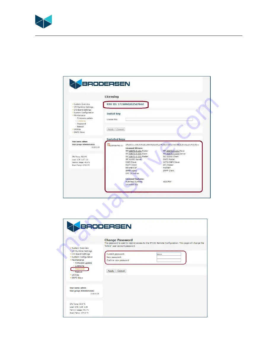 Brodersen RTU32M Series User Manual Download Page 23