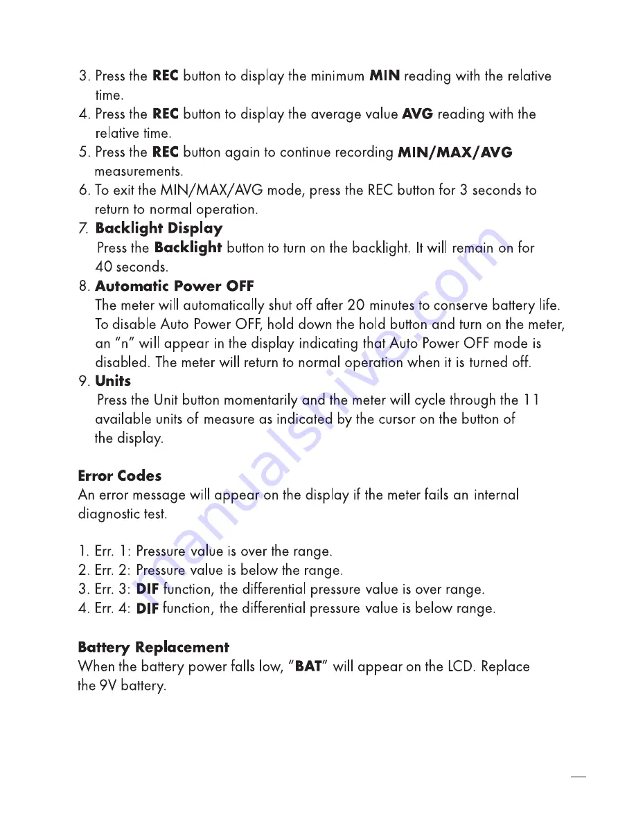 Bromic Heating HT-1890 Instruction Manual Download Page 7