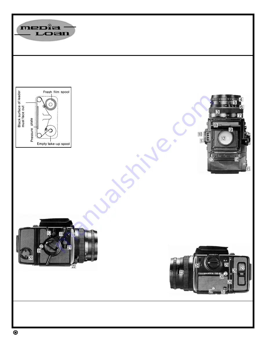 Bronica SQ-B Operating Manual Download Page 1