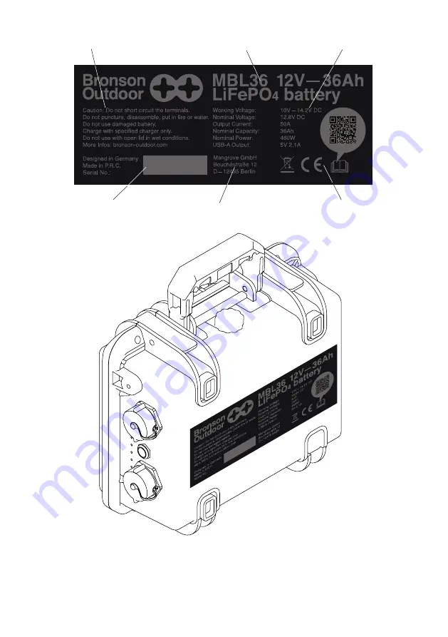 Bronson Outdoor MBL100 Manual Download Page 8