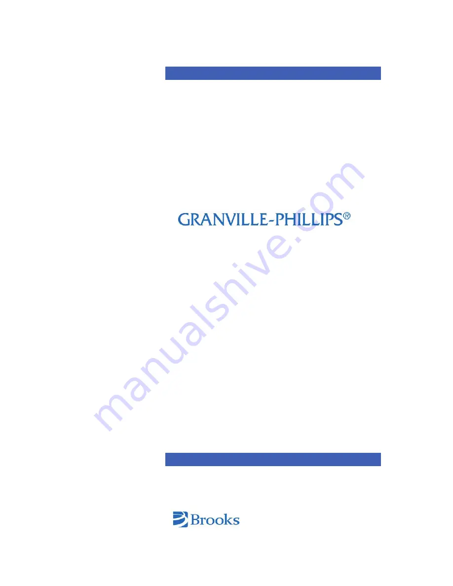 Brooks Granville-Phillips Convectron 316 Series Instruction Manual Download Page 2