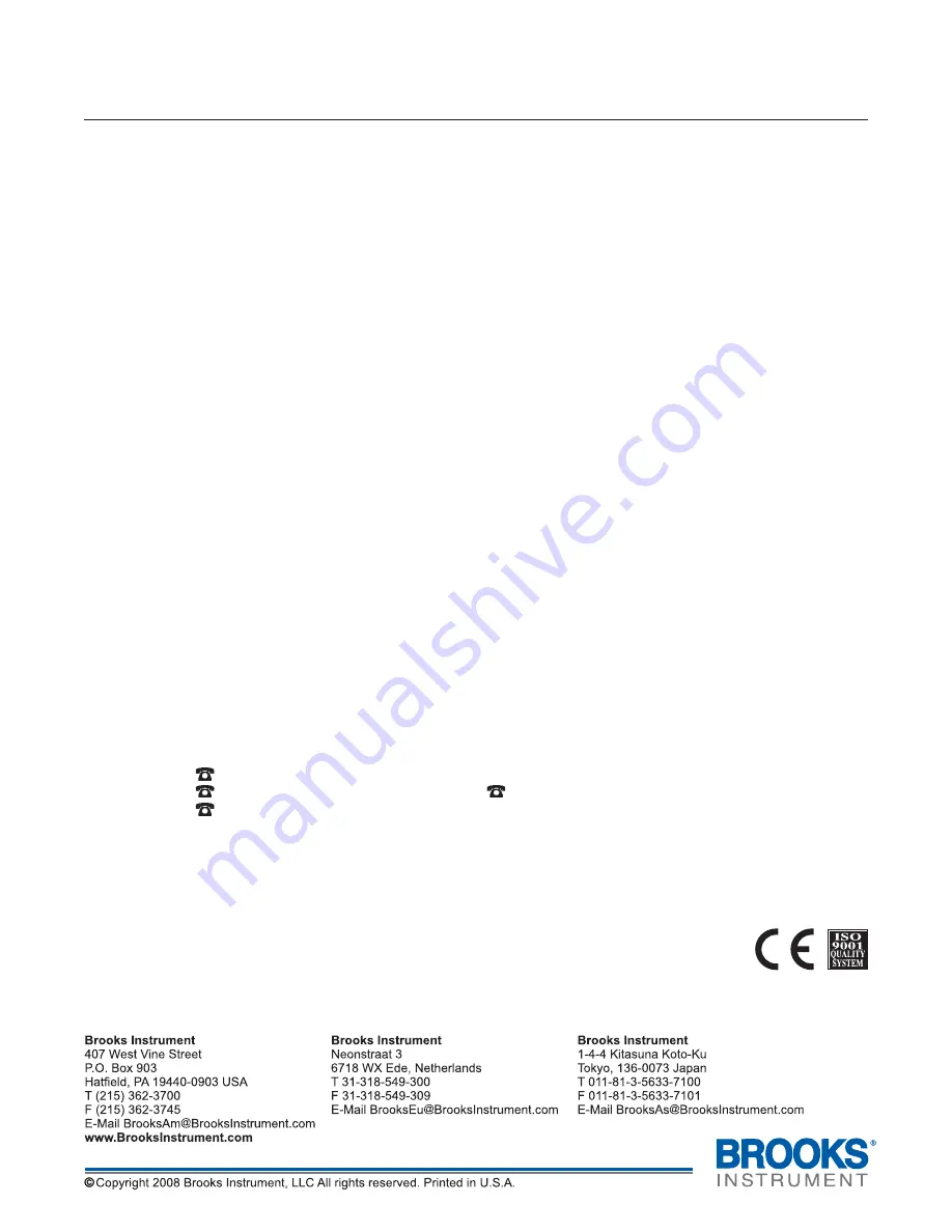 Brooks SLA7810 Series Installation And Operation Manual Download Page 37