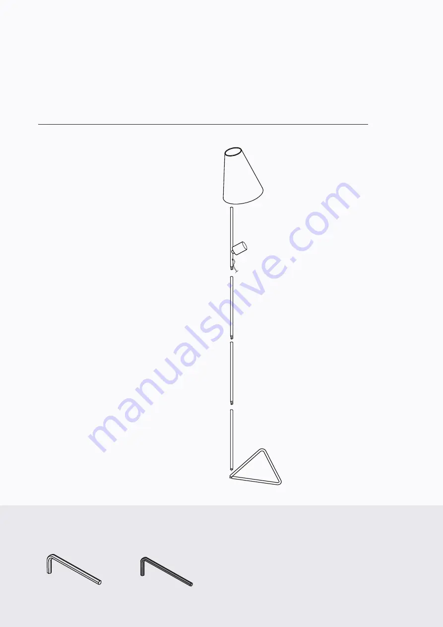 BROSA Alpha Floor Lamp Assembly Manual Download Page 4