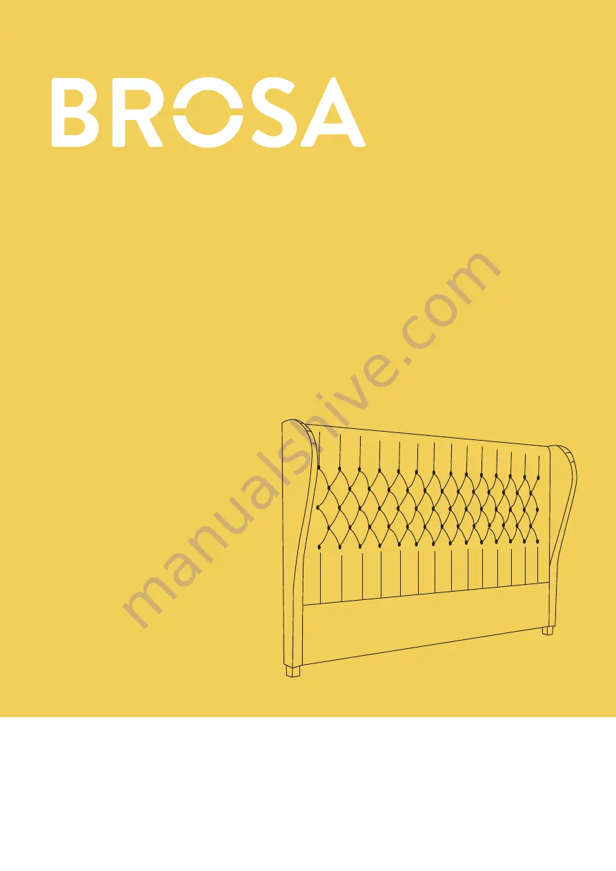 BROSA Anica Bed Head Скачать руководство пользователя страница 1