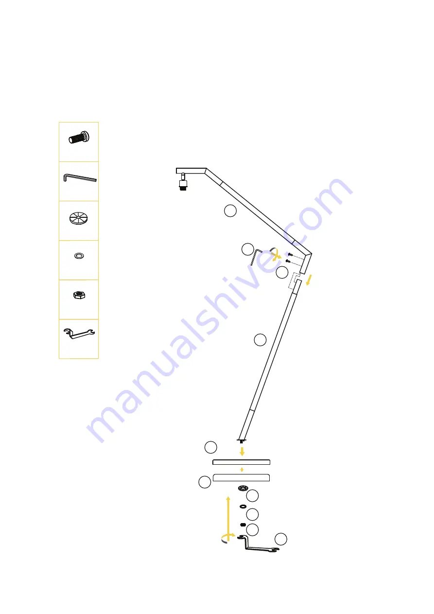 BROSA Caelum Floor Lamp Assembly Manual Download Page 4