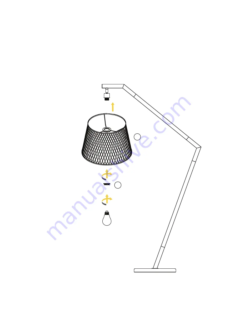 BROSA Caelum Floor Lamp Assembly Manual Download Page 5