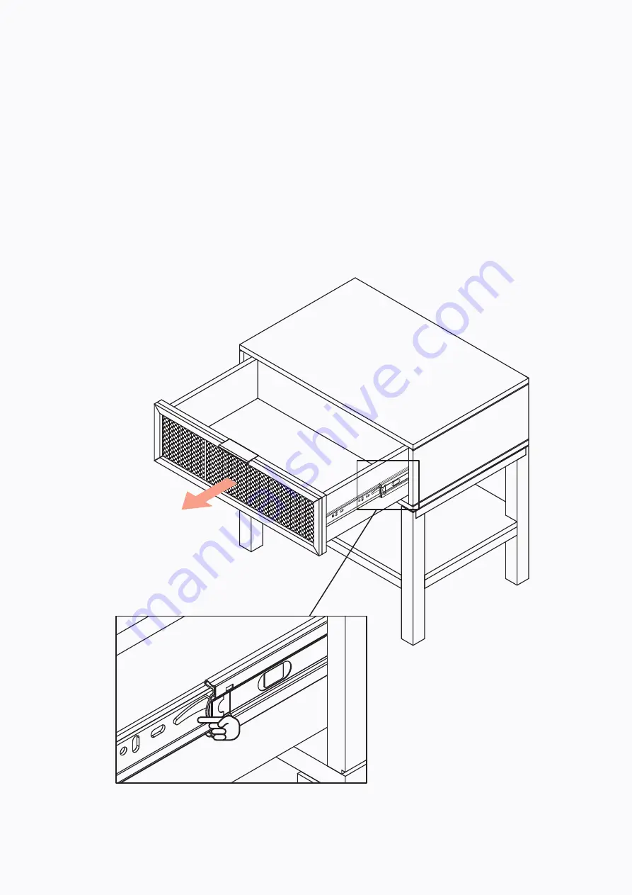 BROSA Caledonia Rattan Bedside Table Assembly Manual Download Page 10