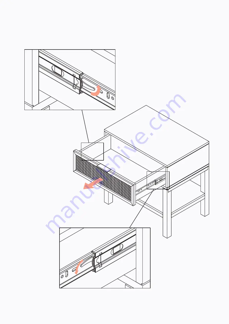 BROSA Caledonia Rattan Bedside Table Assembly Manual Download Page 11