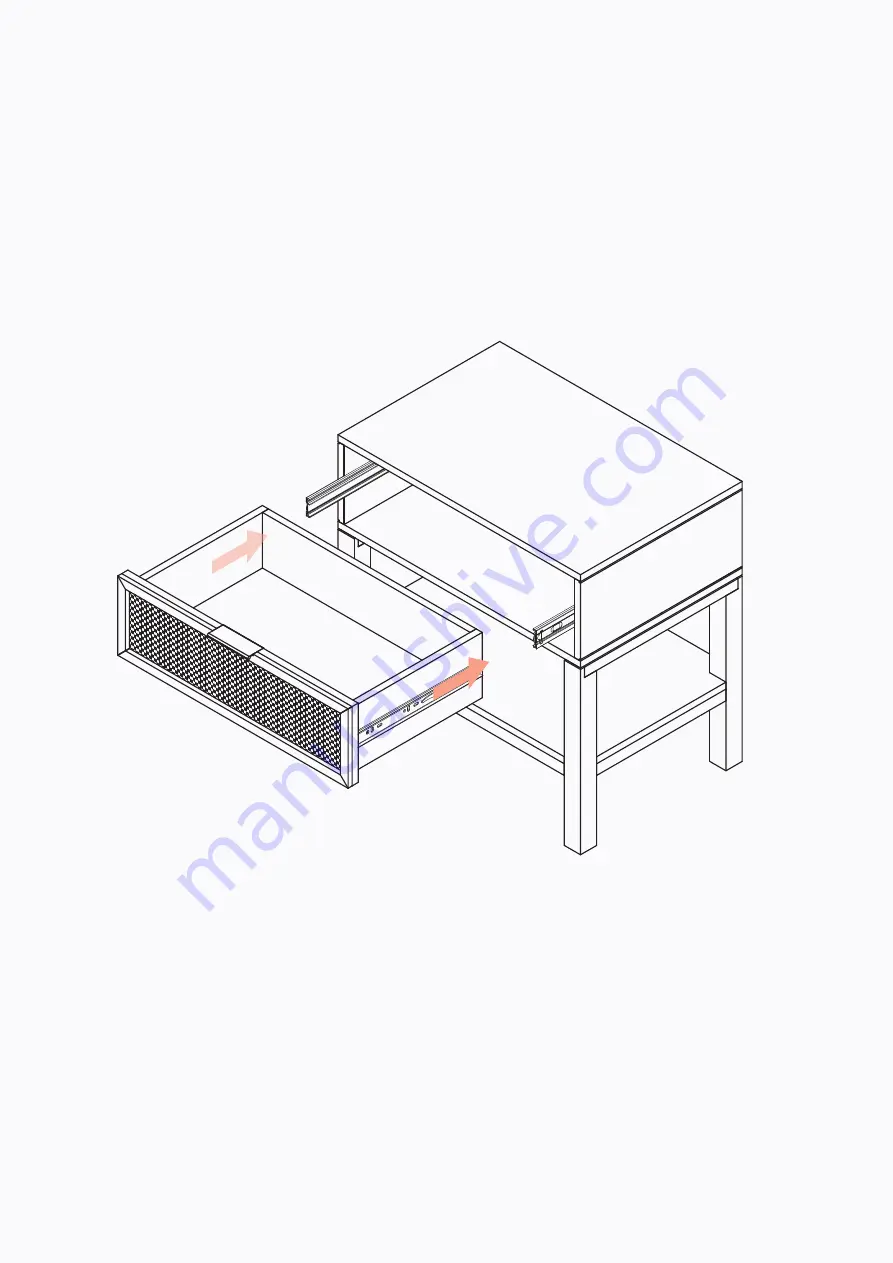 BROSA Caledonia Rattan Bedside Table Assembly Manual Download Page 12