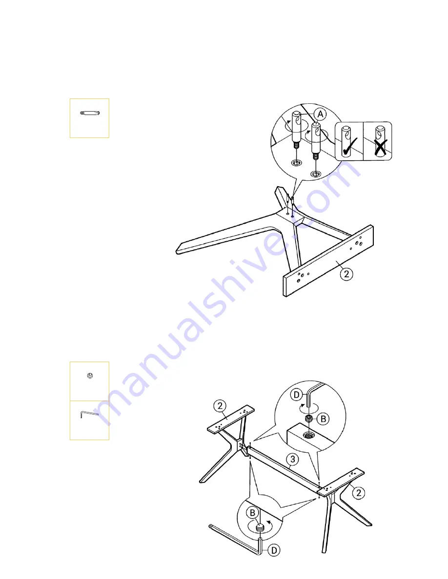 BROSA Elizabeth Extendable Dining Table Скачать руководство пользователя страница 3