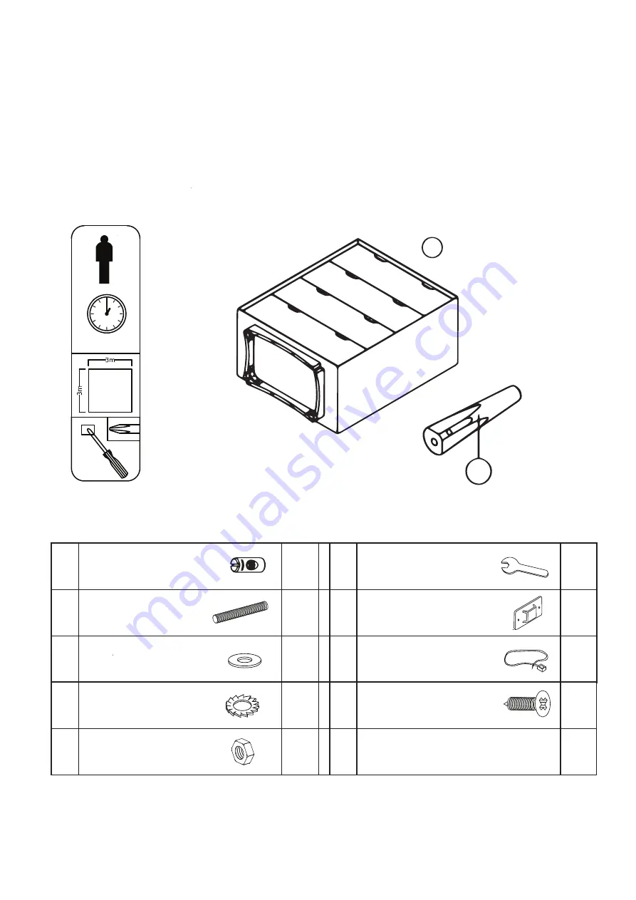 BROSA Ethan 4 Drawer Tall Chest Assembly Manual Download Page 2