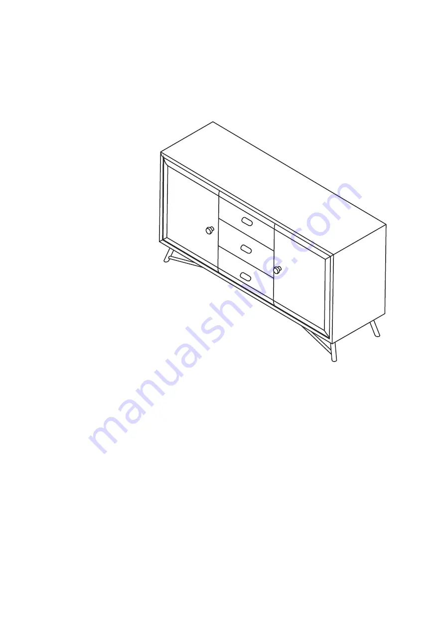 BROSA Field Wide Sideboard Assembly Manual Download Page 10