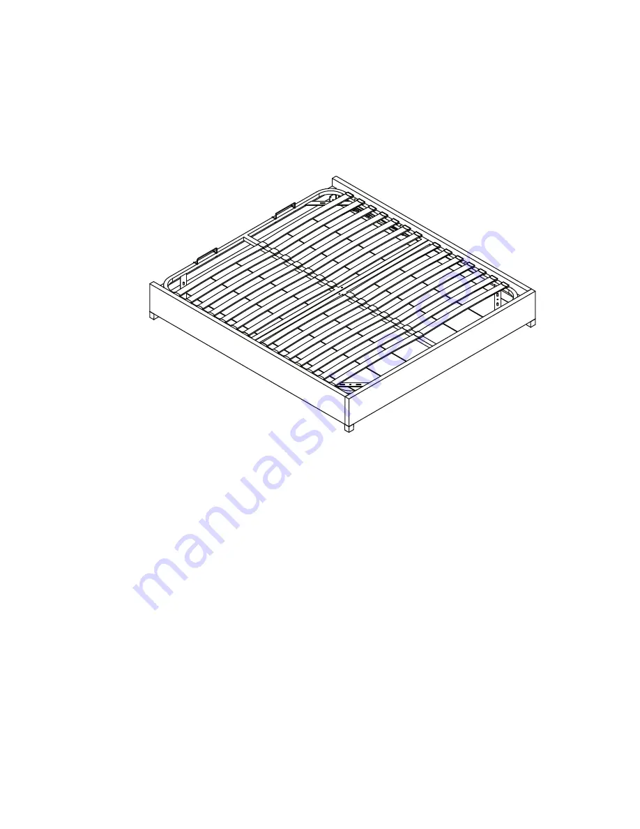 BROSA Gas Lift Bed Frame Base Assembly Manual Download Page 11